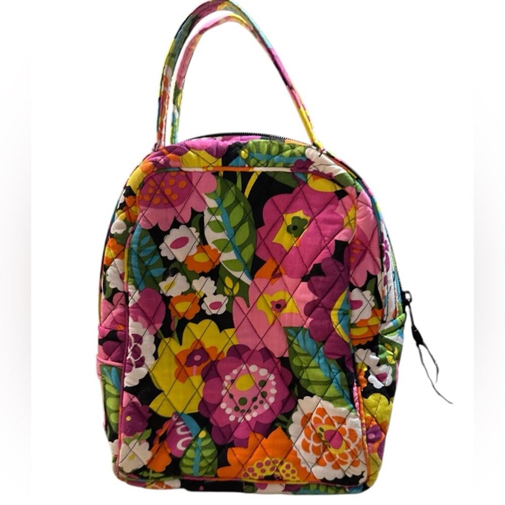 Vera Bradley Bright Floral Lunch Tote - Picture 2 of 4